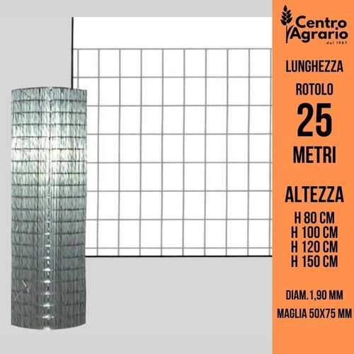 Rete elettrosaldata zincata