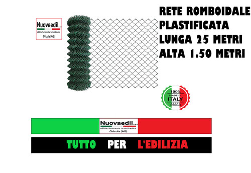 Rete metallica plastificata - rete,
